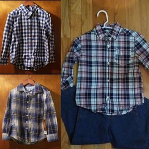 Lot of 3 boys sz 4 button downs and 1 jeans NWT